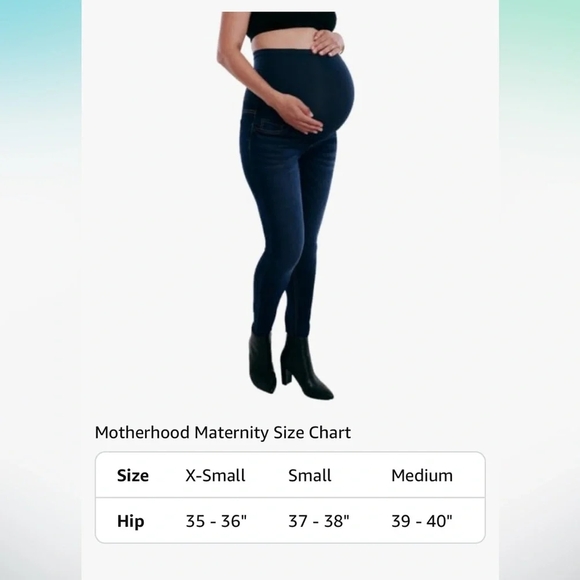 NWT Motherhood Maternity Secret Fit Over the Belly Skinny Ankle Jean - Picture 7 of 10